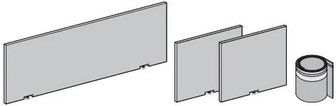 Accessoires Schmidlin pour système de montage pour baignoire avec set de pieds Authentique